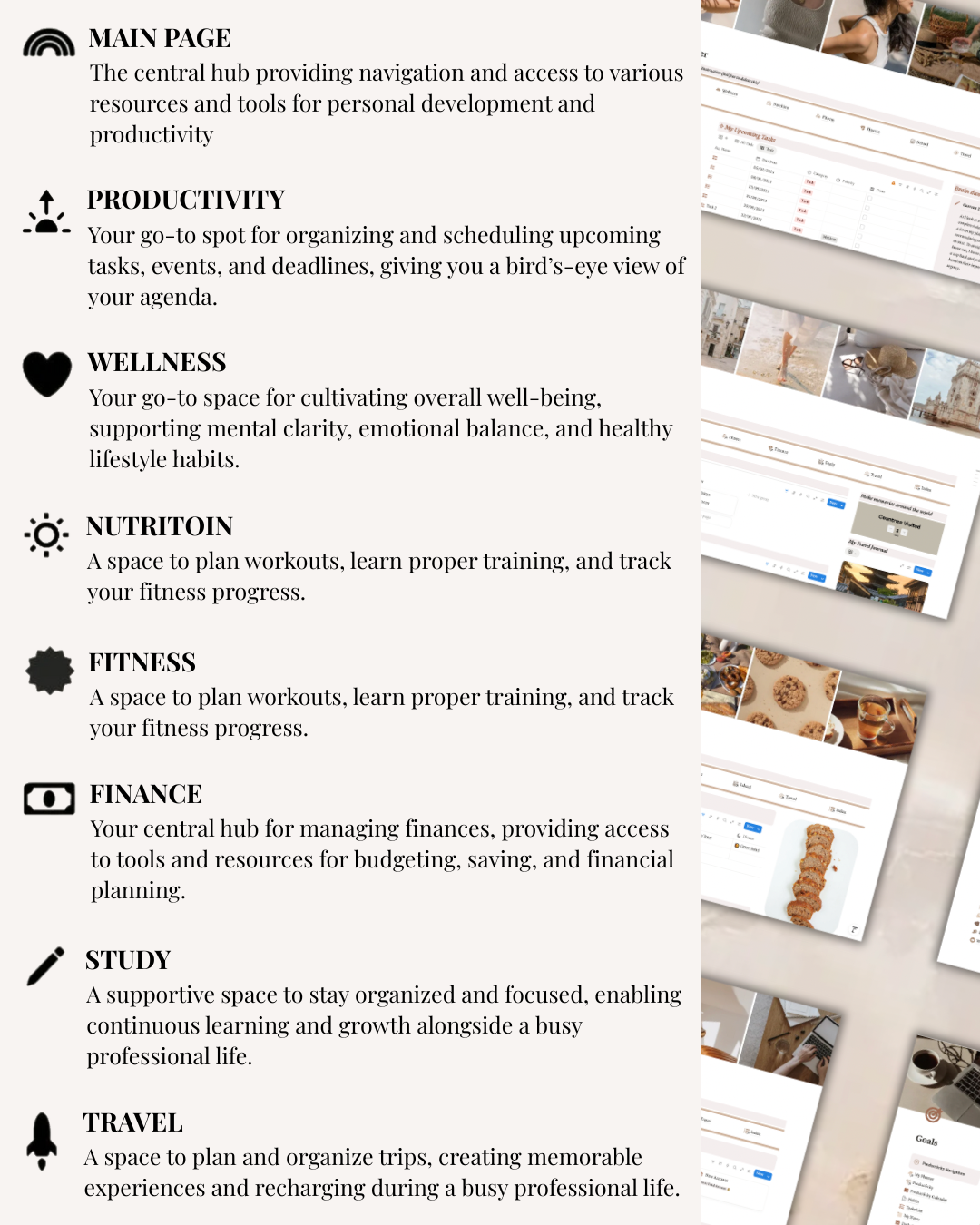 Stress-Free Productivity Hub for Young Women in Work & Life