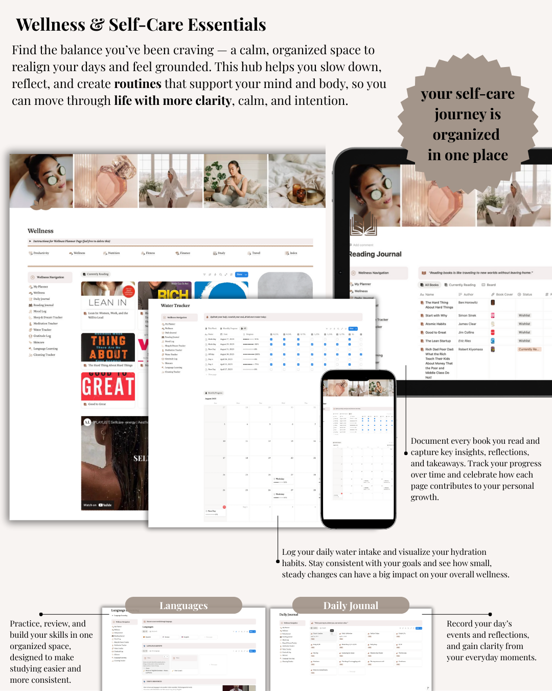 Stress-Free Productivity Hub for Young Women in Work & Life