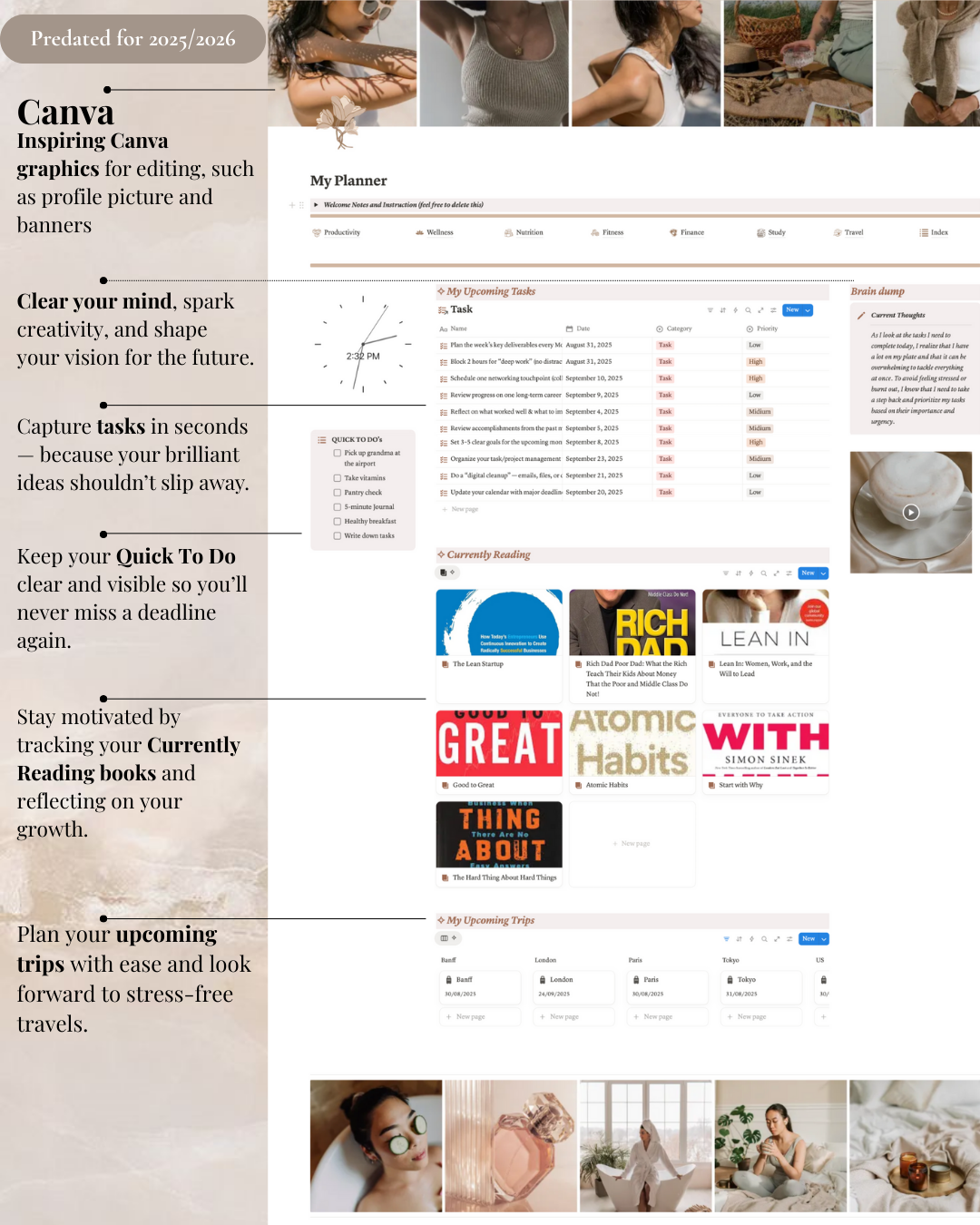 Stress-Free Productivity Hub for Young Women in Work & Life